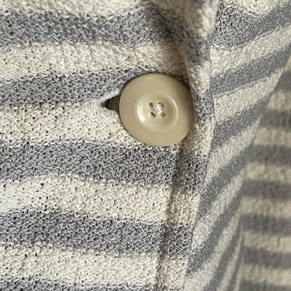 ST. JOHN striped ivory jacket/blazer size 4 - Picture 13 of 15